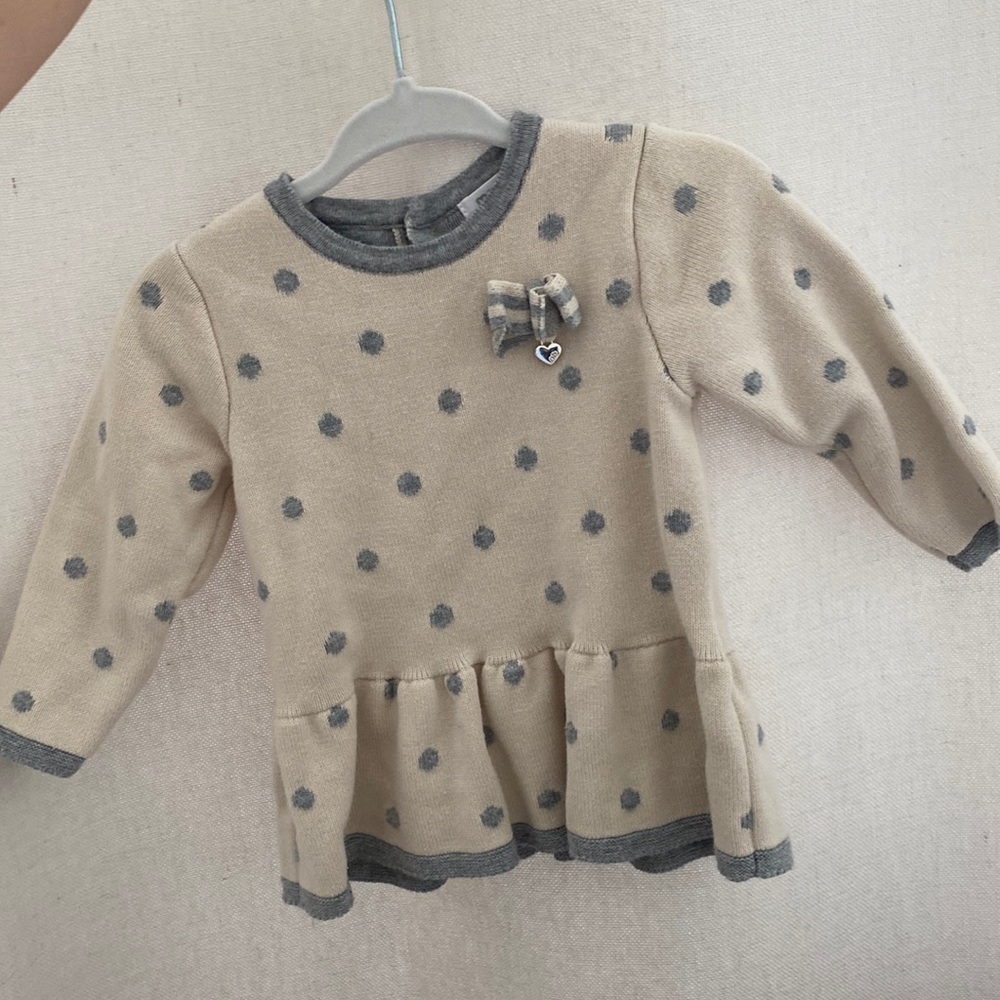 Mayoral Polka Dot Sweater Top